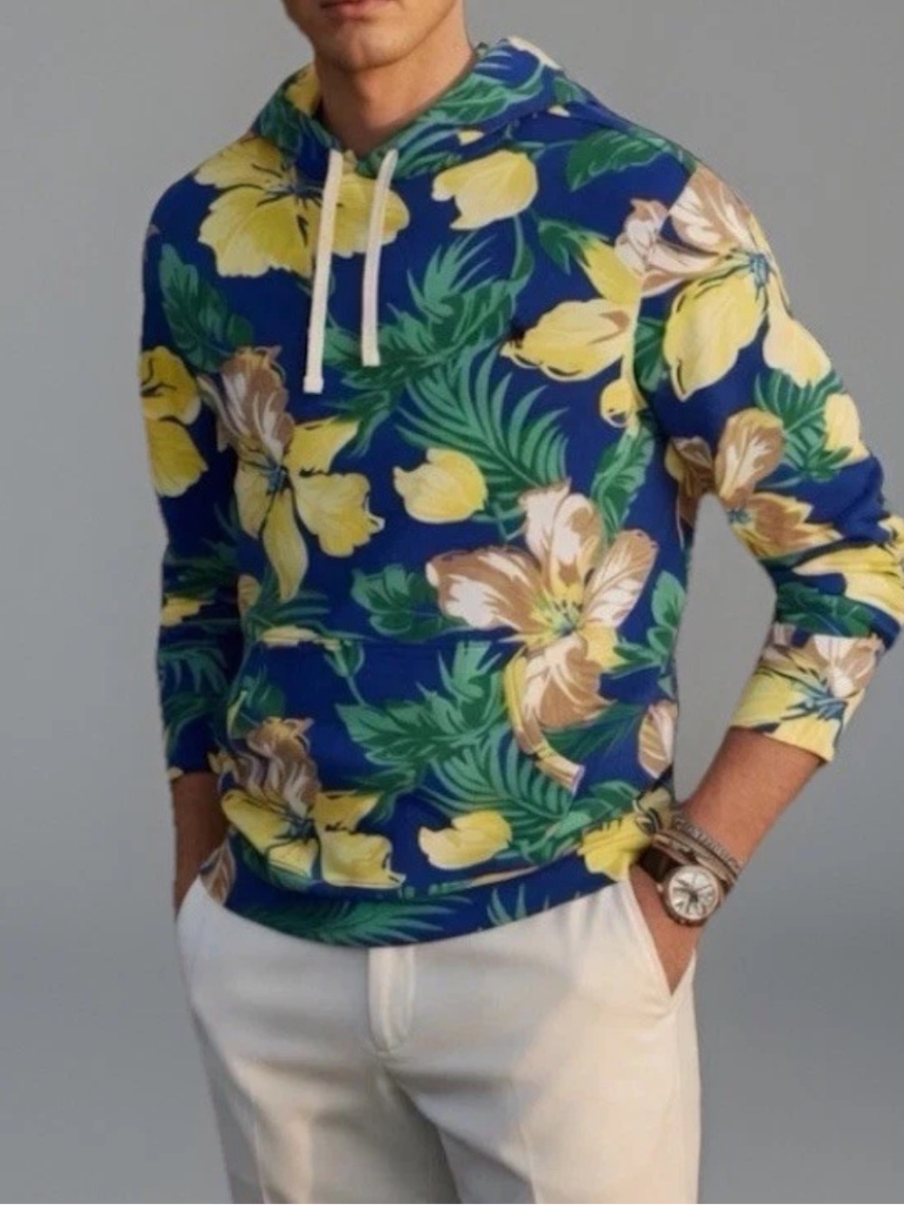 Polo Ralph Lauren Hibiscus Spa Terry Hoodie
